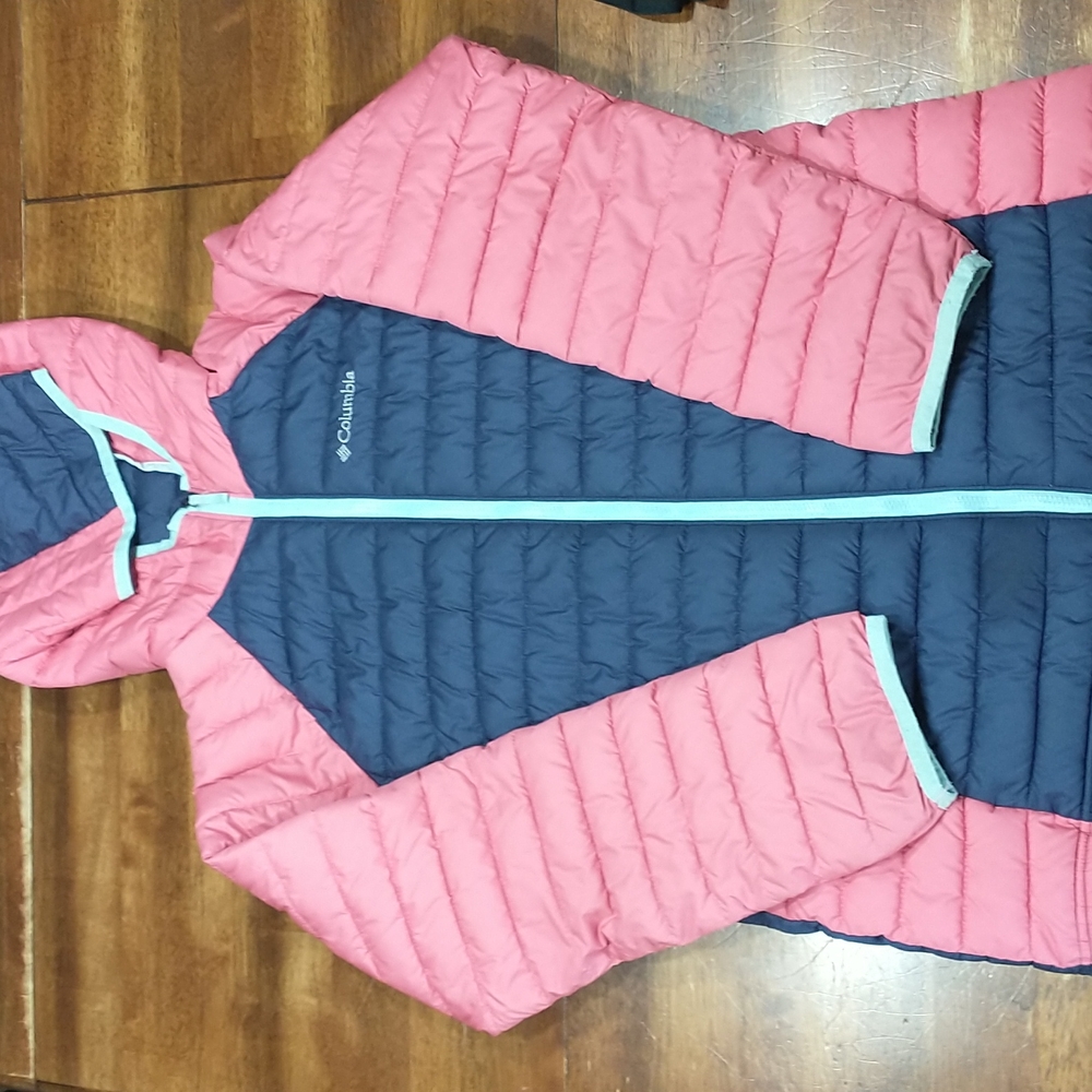 Columbia Kids Puffer Jacket - Pink and Blue